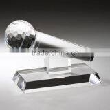 Crystal Clear KTV Microphone Music Gifts Crystal Voice Tube