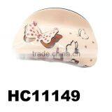 Fashion Jeweled Butterfly Hair Accessories Korean Plastic Hair Claw Clip thumbnail-3