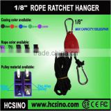 1/8" Adjustable light hanger with Various rope