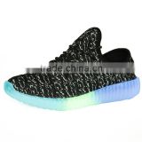 Hot selling reflect light shoes reflect sole flyknit sport shoes CASUAL SHOES