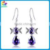 Cheap Ball Crystal Ball Silver Hook Crystal Drop Earring thumbnail-2