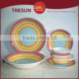 Hot Design 30pcs Hanpainted Ceramic Dinnerset Made in China thumbnail-3