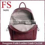 Vintage Leather Backpack Women Fashionable Casual Style PU Backpack Korean Style thumbnail-5