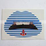 Custom Red Star Lip Temporary Tattoo Sticker Art Tattoo Sticker Factory thumbnail-4