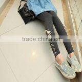 2015 Hot Sale Europe Style Lace Cotton Leggings thumbnail-2