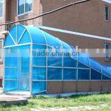 1-16mm 2,3,4layers Lake Blue Polycarbonate Sheet thumbnail-1