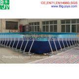 Cheap Price Above Ground Swimming Pool,rectangular Metal Frame Pool thumbnail-1