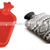 British series hot water bottle with cover