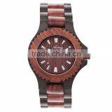 2015 Man Wood Watch Ebony With Red Sandalwood Case And Japan Movement thumbnail-2