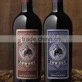 Gold Embossed Label Sticker, Metal Wine Sticker Label Hard Drive White Label thumbnail-2