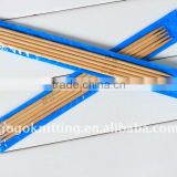 Double pointed bamboo knitting needles