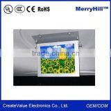 Roof Mounting / Back Hanging 15, 17, 19, 21.5 Inch Bus LCD TV Advertising Screen For Vehicle