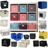 Most Popular Home Collection No-woven Cube Bin Organizer Collapsible Storage Baskets thumbnail-6