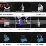 1.61 High Impact Resistant Aspheric Blue Block/cut HMC EMI Plastic Lenses thumbnail-4