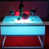 Mutli Color Change Plastic LED Illuminated Square Table