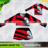 Sublimation Cheerleading Uniform With Rhinestones thumbnail-1