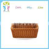 Hot Sale High Quality pp Material Custom Size Plastic Wicker Basket for Sale thumbnail-4