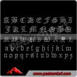 Beautiful Crystal Alphabet Letter Rhinestone Transfer Design thumbnail-1