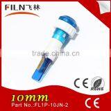 10mm Mounting Hole 12V DC Green Led Fishing Signal Light Panel Mount Electrical thumbnail-2