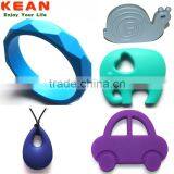 Best Sale Silicone Pendant / Amber Necklace for Baby and Moms Rings Jewelry thumbnail-4