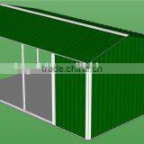 Steel Frame Steel Carport With Storage Room Building thumbnail-4