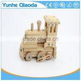 Steam Railway Enginedcraft Kit Assemble Paint DIY 3D Puzzle Toys for Kids Adults the Best Birthday Gift