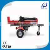 High Quality HAOBAO LS100P Horizontal and Vertical Gasoline Engine 50 Ton Hydraulic Log Splitter With Ram, Front Wheel With Lift thumbnail-5