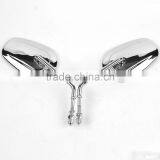 Black Teardrop Rearview Mirrors For Touring Fatboy XL 883 XR 1200 Dyna