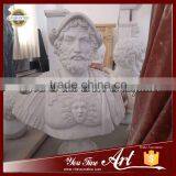 White Marble European Male Bust Statue thumbnail-1