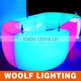 Battery Rechargeable Plastic Glowing Cool Led Bar Counter Design