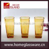 Glass Works Supply Colored Drinking Glass Cup, Thick Bottom Glass Tumbler, Beer Glass thumbnail-1