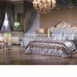 Bisin i French Style Hand Carved Solid Wood Luxury European Bedroom Furniture Set thumbnail-1