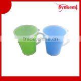 Double Wall Reusable Plastic Cup With Lid thumbnail-1