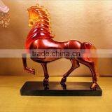 Amber Resin Style Decorative Rocking Horse Craft thumbnail-2