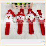 2pcs Christmas Santa Claus Slap Wristband Bracelet Kids Adult Circle Hand Ring thumbnail-3