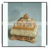 Wholesale OEM Traditional Polyresin Hand Painted Trinket Boxes thumbnail-1