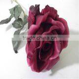 SJ20170006 Purple Artificial Silk Flower Rose Bud thumbnail-1