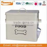 Rectangular Metal Dog Food Storage Containers