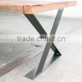 16 Inch Flat Steel ZX Metal Wood Table Leg,iron Table Base,wholesale Table Feet thumbnail-1