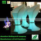 Eco Friendly Single Commercial Fashion Colorful Bar LED Stool With CE, SGS, RoHS Cetificate thumbnail-2