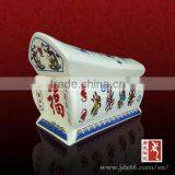 Chinese Style High Quality Antique Ceramic Funeral Urns With FU Word for Adult thumbnail-1