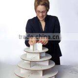 Retail Shop 5 Tiers Cardboard Stand Cake Display thumbnail-5
