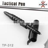 Tactical Defender Self Defence Pen With Glass Breaker Black Tungsten Steel Head thumbnail-1