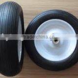 Flat Free Tire pu Wheel 3.50-8 Made in China thumbnail-1