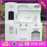 2017 High Quality Kids Wooden Pretend Play Kitchen,popular Pretend Play Kitchen, Children Toy Pretend Play Kitchen W10C214 thumbnail-4
