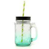 The Glass 500ml Fashional Vintage Mason Glass Drinking Jar thumbnail-5