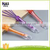 Colorful FDA/LFGB Food Grade Silicone Kitchen Whisk Tools Egg Beater thumbnail-4