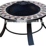 30 Inch Square Slatetable Fire Pit thumbnail-4