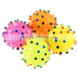 Colorful Pet Dog Cat Squeak Toy Ball Lovely Cat Chewing Ball Squeaker Quack Sound Toy thumbnail-2