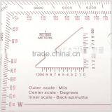 Kearing Brand Manufacture Aviation Square Protractor,combination Square Set Protractor,super Quality Military Square Ruler#KMP-4 thumbnail-3